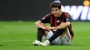 AC Milan's Brazilian midfielder Kaka reacts during his team's Italian Serie A match against Juventus on May 10, 2009 at San Siro Stadium in Milan. The match ended in a 1-1. AFP PHOTO/GIUSEPPE CACACE