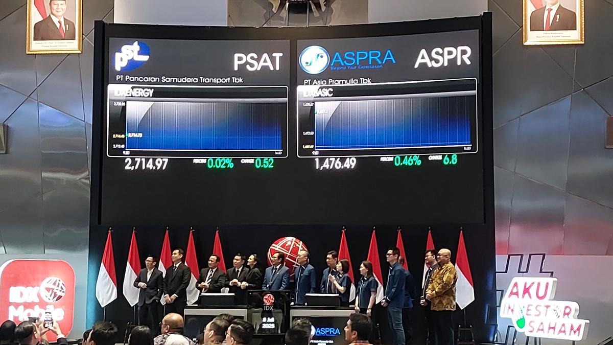 PSAT dan ASPR Resmi Melantai di BEI Hari Ini, Harga Saham Langsung Melonjak