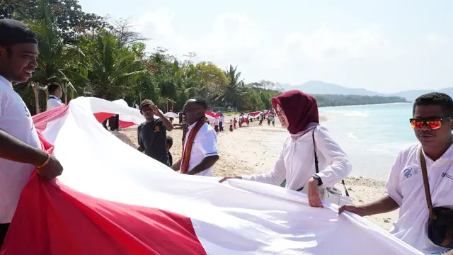 Masyarakat Desa Wowong di Kecamatan Omesuri, Kabupaten Lembata, Nusa Tenggara Timur (NTT), merayakan HUT RI ke-79 ini dengan cara yang unik