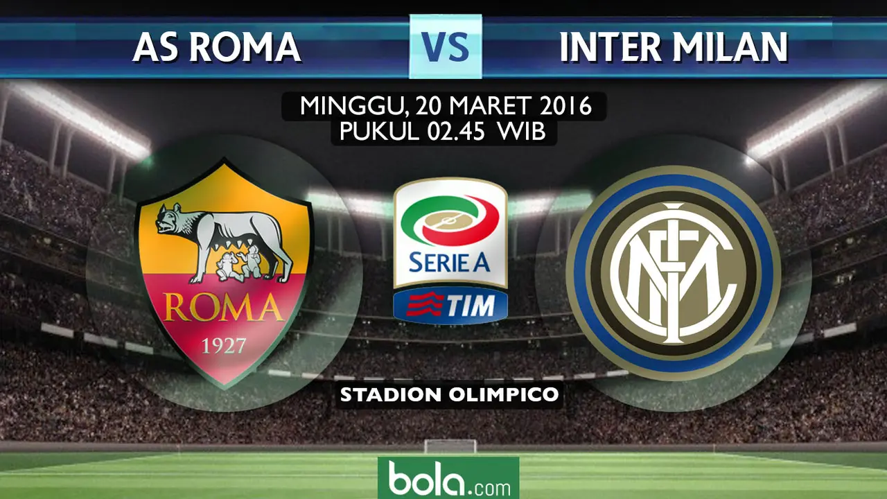 AS Roma vs Inter Milan (bola.com/Rudi riana)