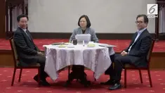 Presiden Taiwan Tsai Ing-Wen menolak gagasan China kepada Taiwan untuk membentuk satu negara dua pemerintah.