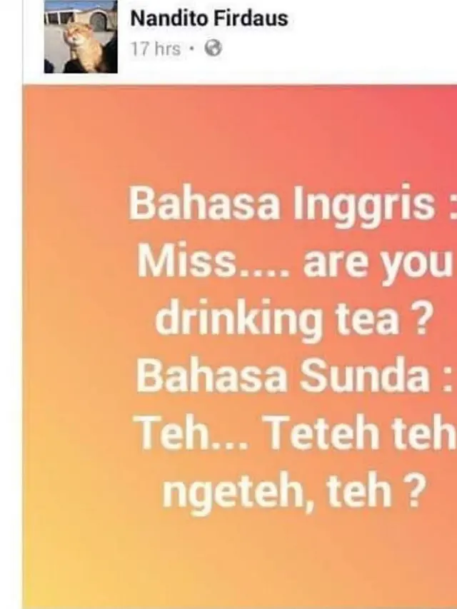 6 Status Facebook Salah Kata Pakai Bahasa Asing Ini Bikin Ngakak