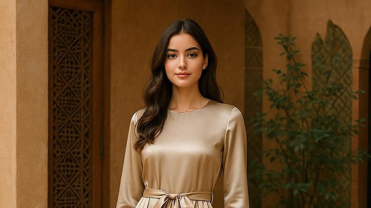 8 Model Gamis Armani Sutra Mewah untuk Acara Formal, Inspirasi untuk Tampil Elegan di 2025