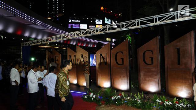 PHOTO: Presiden Jokowi Resmikan Simpang Susun Semanggi