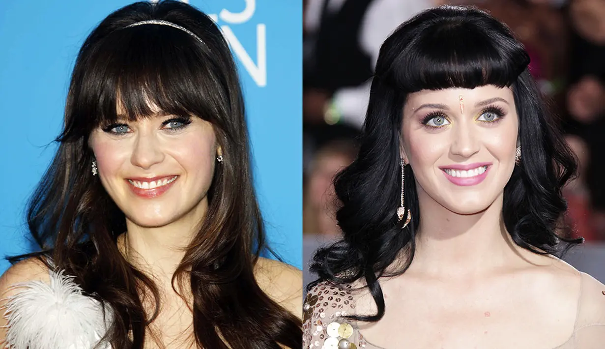 Nah kalau ini bukan lagi rahasia! Katy Perry dan Zooey Deschanel sering banget dibilang kembar! (HollywoodLife)
