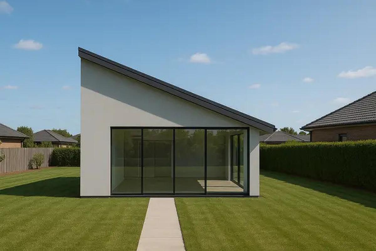 6 Rumah Minimalis 1 Lantai Atap Miring, Bikin Hunian Tampak Elegan