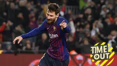 Berita video tentang Time Out yang membahas tentang para pemain sayap dengan nilai pasar tertinggi di dunia, termasuk Lionel Messi.