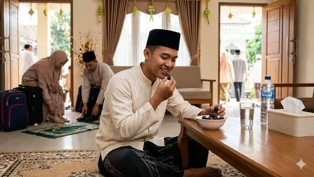 Sunnah Sebelum Sholat Ied (Foto: Gemini AI)
