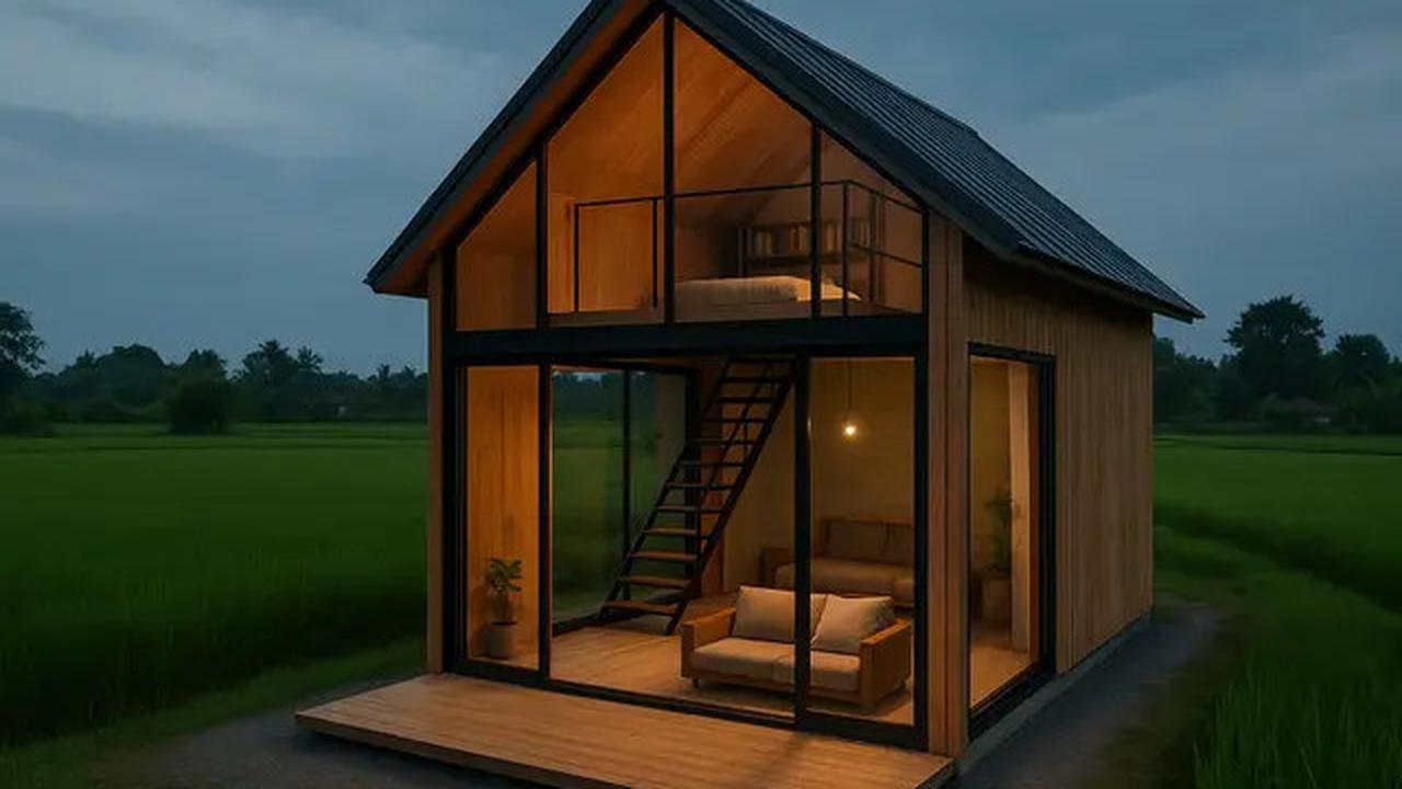 10 Model Rumah Mungil di Desa dengan Mezzanine Minimalis, Sudut Kecil Ini Auto Jadi Tempat Favorit