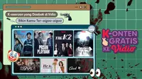 Nonton drakor thriller gratis pilihan di Vidio. (Dok. Vidio)