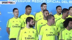 Rambut Marcelo bek Real Madrid menjadi korban ulah iseng Cristiano Ronaldo saat sesi pemotretan iklan untuk sebuah produk.