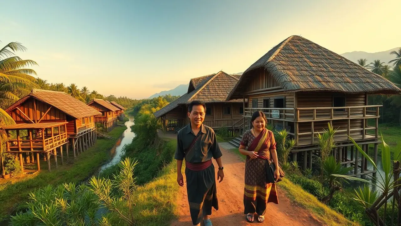 ciri khas kampung kuta