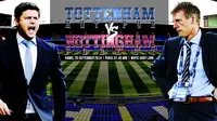 Tottenham Hotspur vs Nottingham Forest (Liputan6.com/Ari Wicaksono)