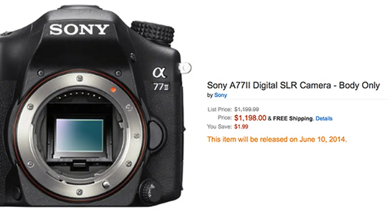 Kamera DSLR Sony Alpha 77II Siap Meluncur Juni 2014