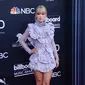 Taylor Swift di karpet merah Billboard Music Awards 2019, Las Vegas, Nevada, Amerika, 1 Mei 2019. (BRIDGET BENNETT / AFP)