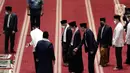 <p>Wakil Presiden RI, Ma’ruf Amin (tengah) saat tiba di Masjid Istiqlal, Jakarta, Senin (2/5/2022). Bersama ribuan umat muslim, Wapres Ma’ruf Amin melaksanakan sholat Idul Fitri 1443 H dengan penuh khidmat. (Liputan6.com/Helmi Fithriansyah)</p>