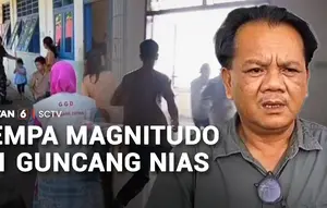 Gempa Magnitudo 6,1 Guncang Nias