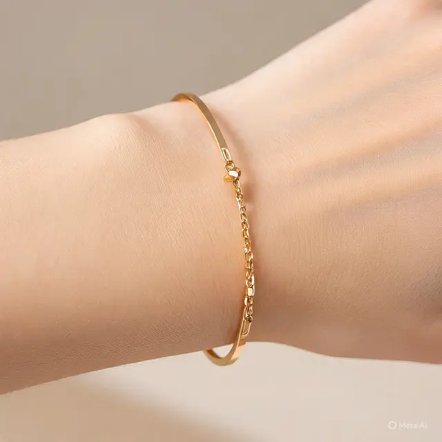 10 Model Gelang Emas 5 Gram 18 Karat Terbaru di 2025, Perhiasan Eksklusif untuk Gaya Sehari-hari