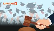 Banner Infografis Tahapan hingga Sanksi Alumni LPDP Tidak Mengabdi. (Liputan6.com/Abdillah)