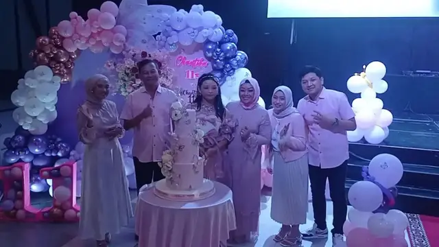Chantika Hardi merayakan ulang tahunnya yang ke-11