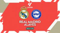 Cover prediksi Real Madrid versus Deportivo Alaves di La Liga. (Bola.com/Gregah Nurikhsani)