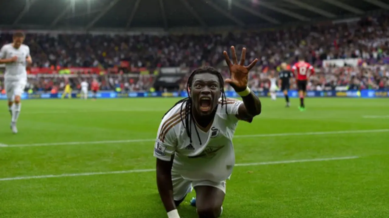 Selebrasi Gomis