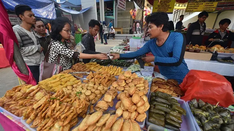 Ilustrasi pasar selama bulan Ramadan (AFP)