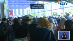 Para pemudik didominasi pegawai swasta yang baru mulai libur lebaran.