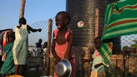 Anak-anak kekurangan gizi Sudan