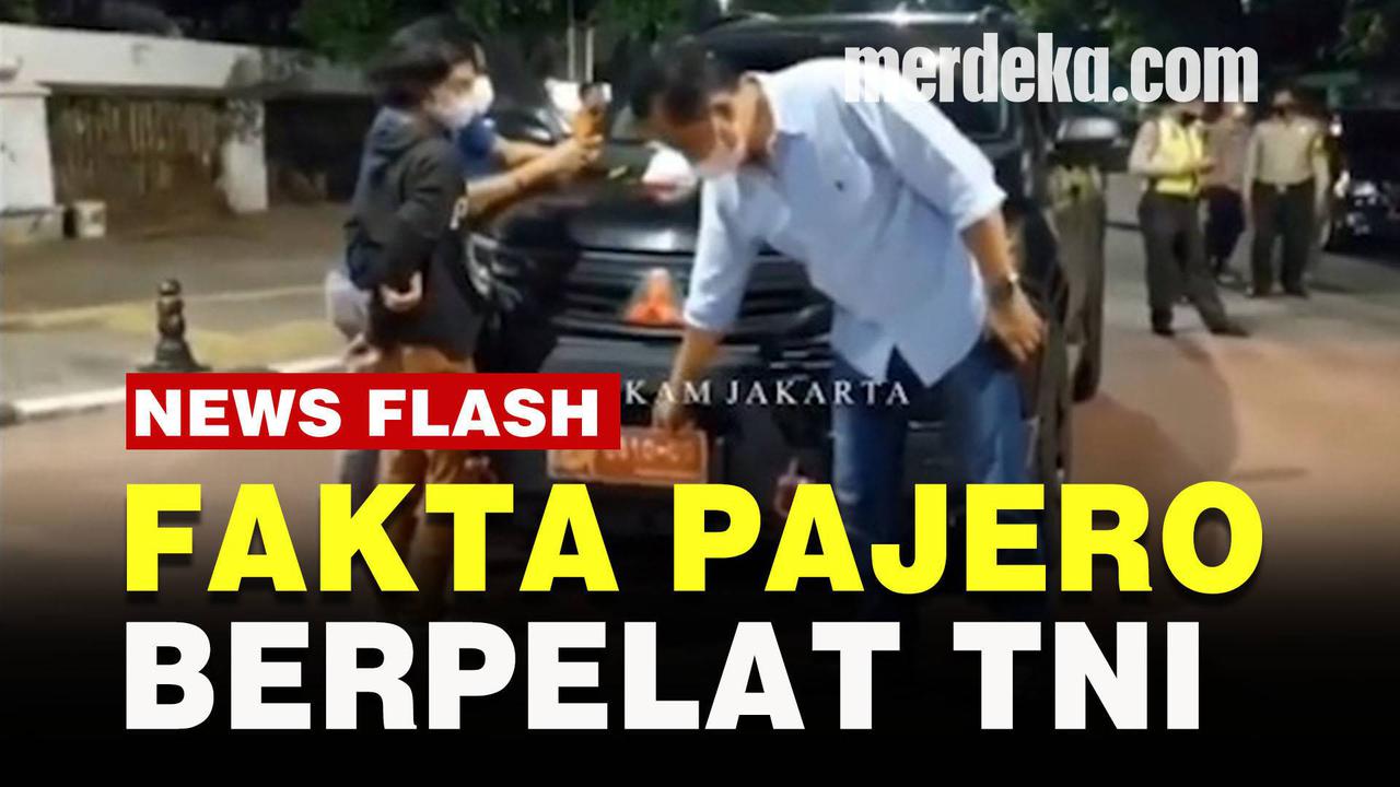 VIDEO: Polisi Hentikan Laju Pajero Pakai Pelat TNI, Terungkap Fakta Sebenarnya