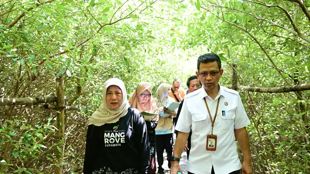BRIN Apresiasi Kemajuan Kebun Raya Mangrove Surabaya
