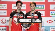Ganda Kevin Sanjaya Sukamuljo / Marcus Fernaldi Gideon sukses raih juara di turnamen Japan Open 2019. Hari Minggu (28/7) minions kalahkan Hendra Setiawan / Mohammad Ahsan di final.