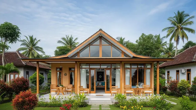 Contoh Rumah Nyaman untuk Orang Tua dan Cucu di Kampung