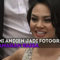 Andien beri penjelasan kenapa suaminya menjadi fotografer di lamaran Raisa.