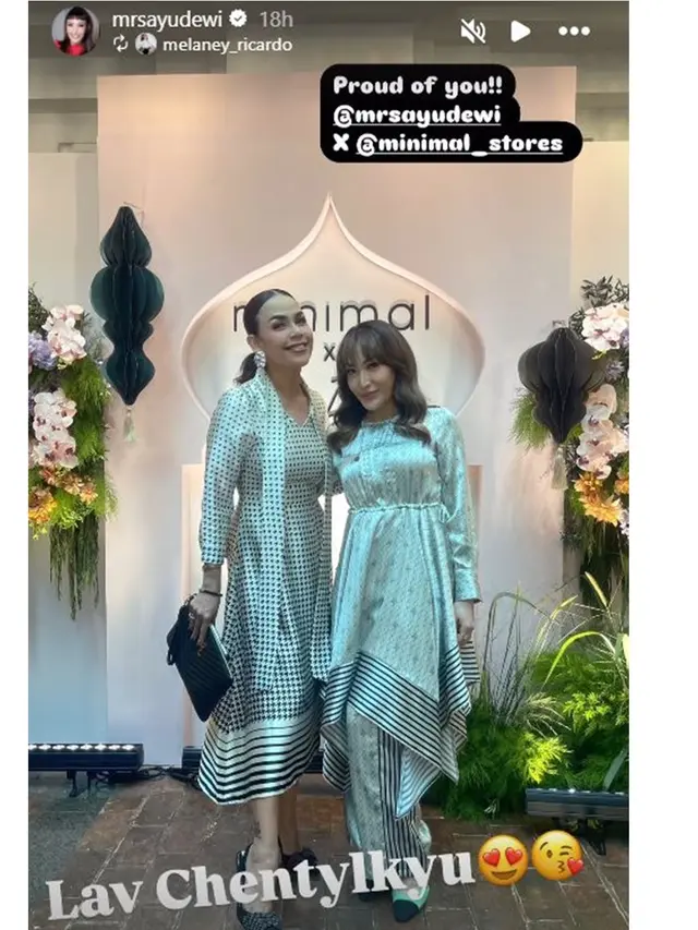 6 Potret Artis di Acara Kolaborasi Busana Koleksi Ramadhan Ayu Dewi, Ada Geng Cendol