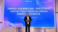 BRI bersama Pertamina menggelar webinar bertajuk “Sinergi Agen BRILink – Pertashop untuk Turut Menyalurkan Energi Indonesia” yang dilaksanakan pada Jumat (19/02) di Gedung Kantor Pusat Bank BRI.