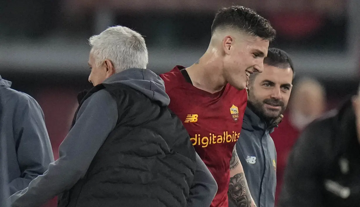 Selanjutnya, di babak semifinal mereka akan menghadapi Leicester City, klub Inggris yang sukses menyingkirkan PSM Eindhovhen. (AP/Alessandra Tarantino)