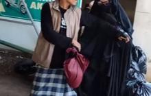 Pria Tampil Serba Hitam Bercadar Bikin Wanita Kaget, Langsung Istighfar Pas Lihat Wujud Aslinya