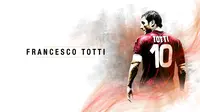 Infografis Totti Pensiun (Liputan6.com/Abdillah)
