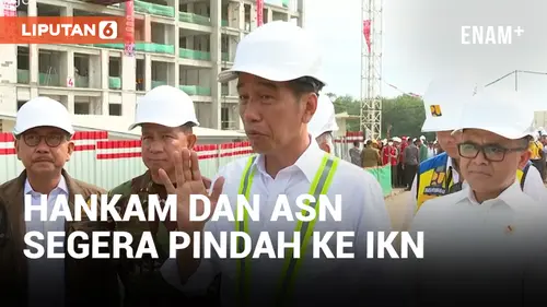VIDEO: Presiden Jokowi Topping Off Hunian ASN dan Hankam di IKN