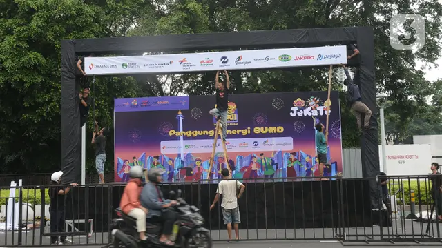 Panggung hiburan malam muda mudi tahun baru 2024