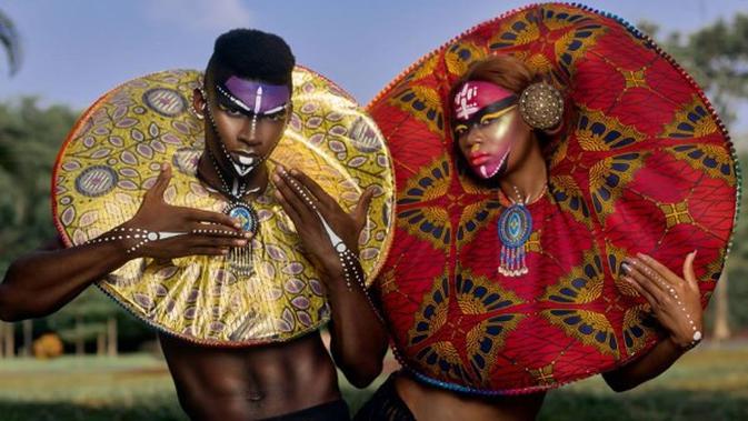 Festival Equatorial Guinea Bodypainting (Sumber: Allafrica)