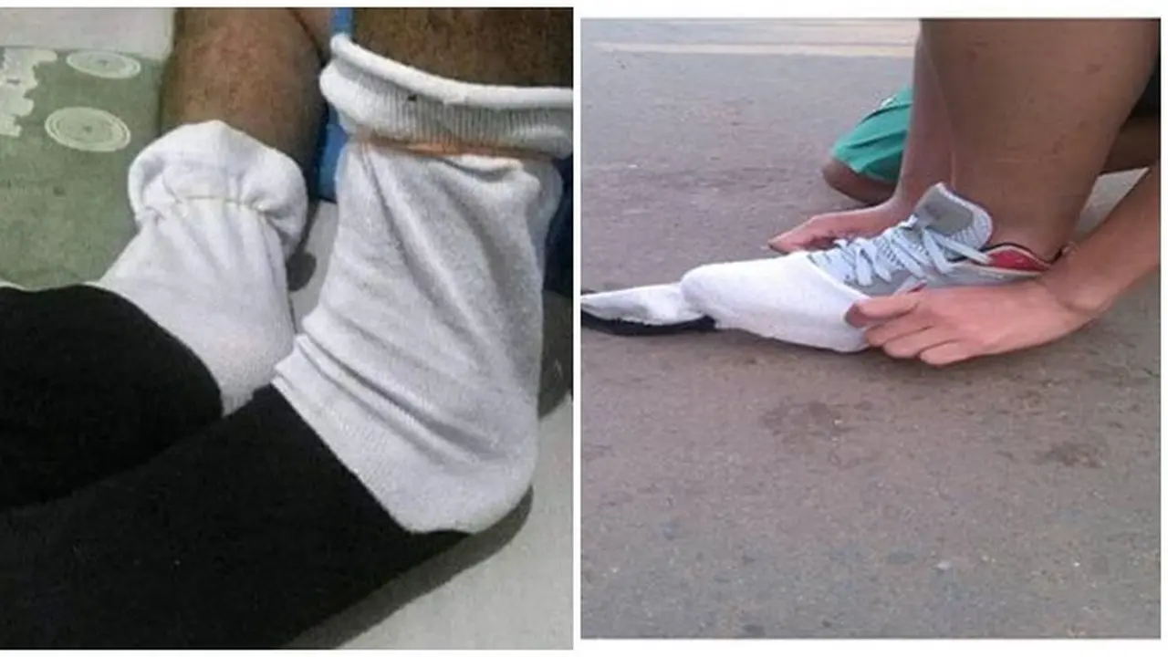 6 Potret Orang Pakai Kaus Kaki Nyeleneh Ini Bikin Geleng Kepala
