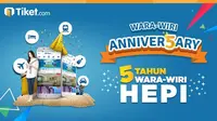 Ayo Dapatkan Traktiran Liburan di Ulang Tahun Tiket.com