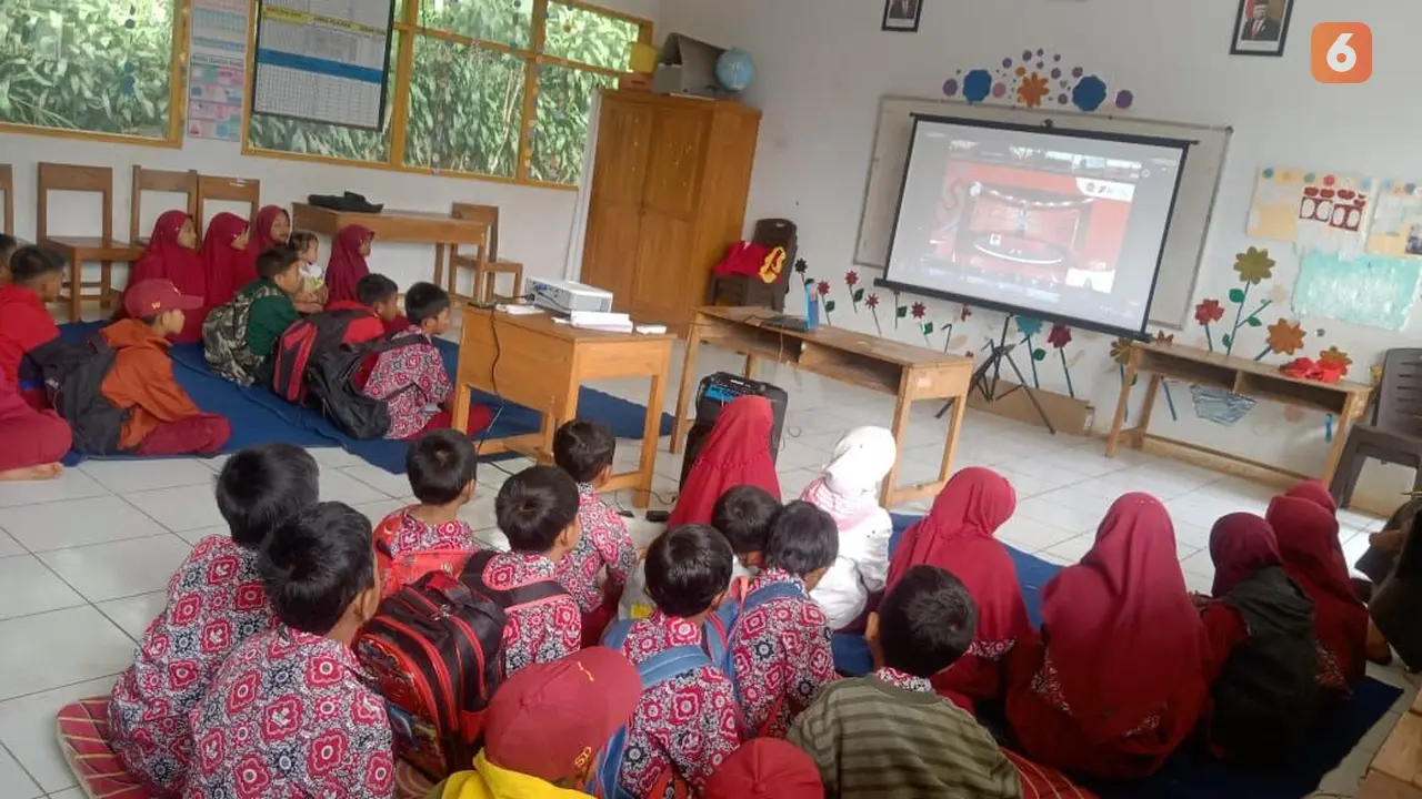 Siswa SD di Gowa diajak cakap digital (Liputan6.com)