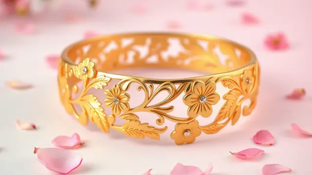 Gelang Floral yang Feminin