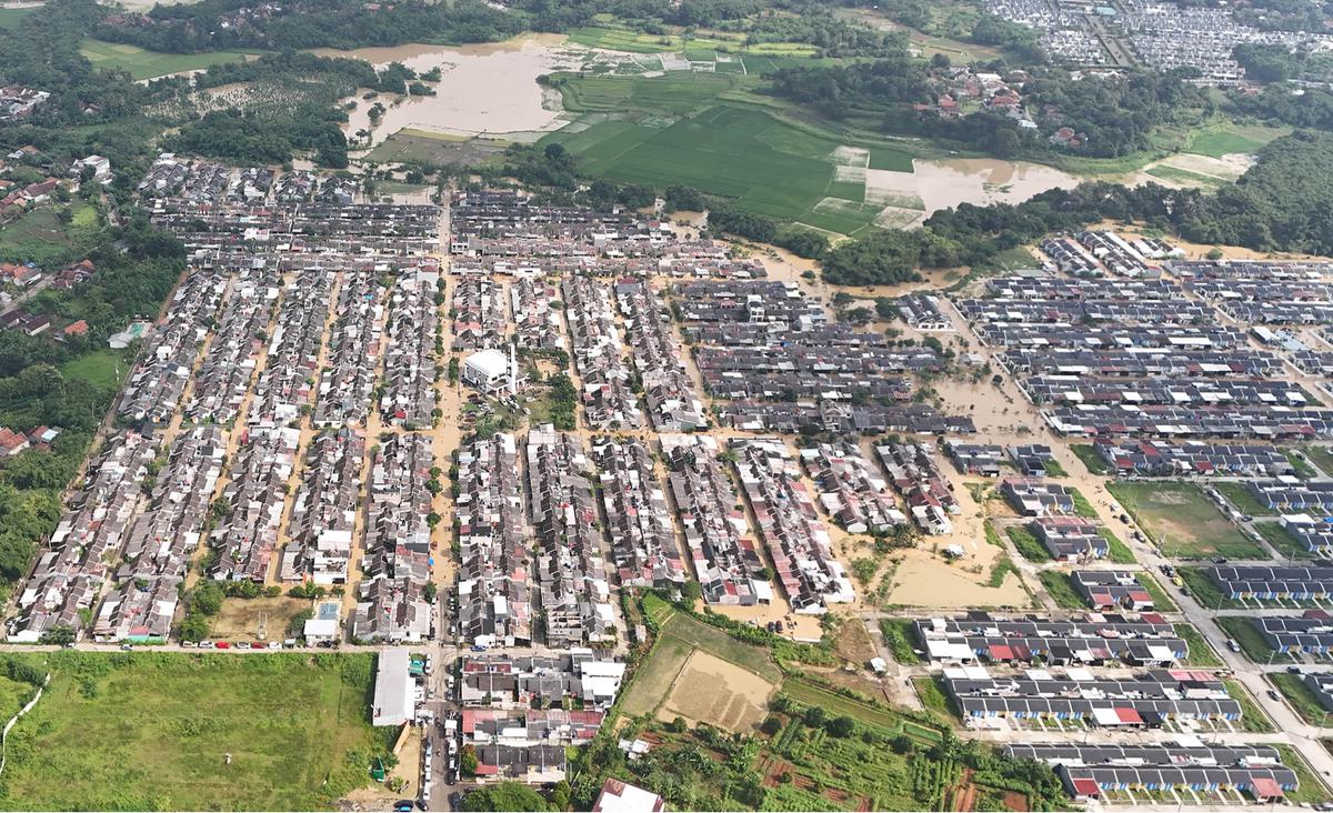 Ribuan Rumah di Parung Panjang Terencam Banjir Luapan Kali Cimanceuri