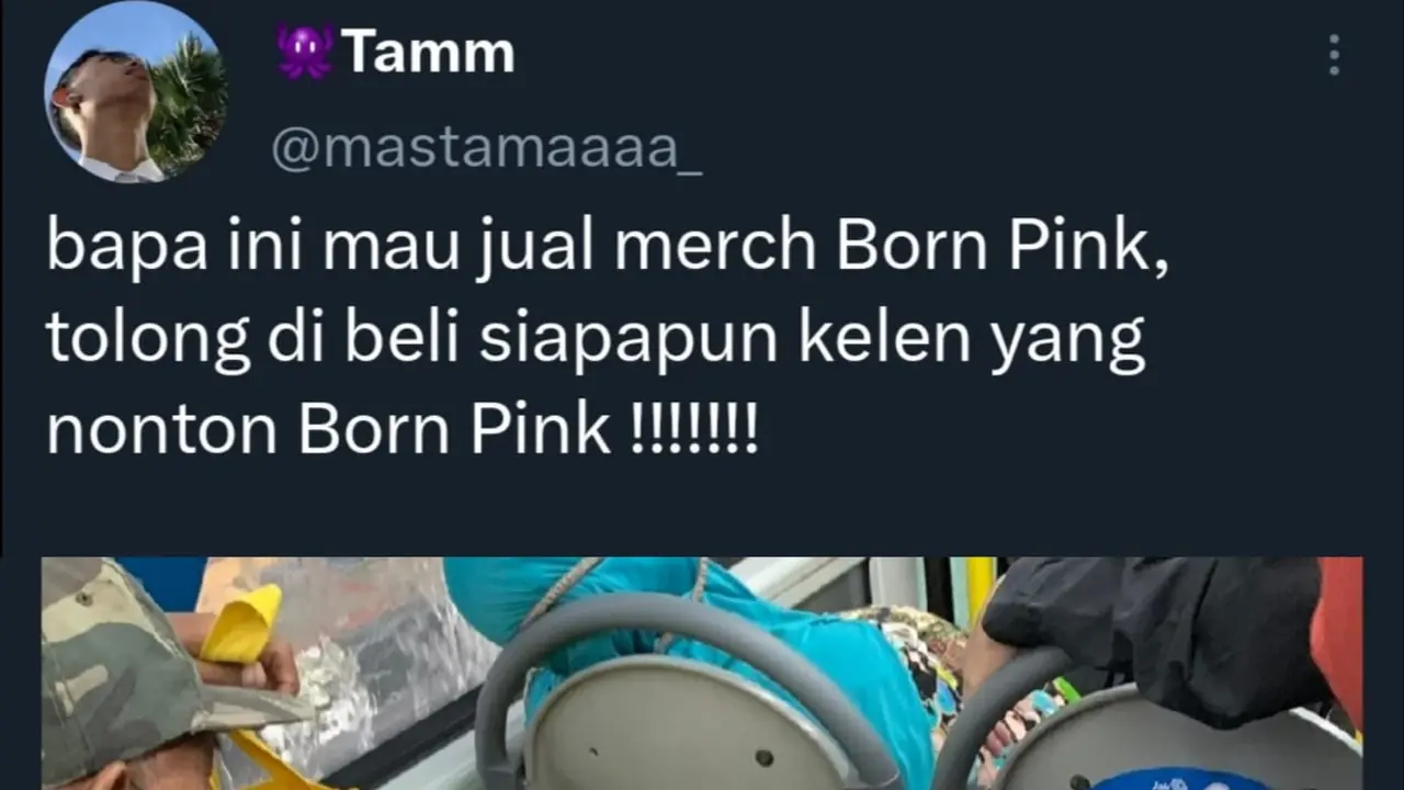 Konser Blackpink bisa dijadikan sebagai ajang mencari cuan, (Source: Twitter/ @mastamaaaa_)