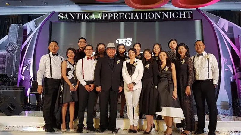 Santika Indonesia Hotels and Resorts (SIHR) kini kembali menggelar acara tahunan mereka yang diberi nama Santika Appreciation Night (SAN)