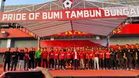 Klub Kalteng Putra siap berlaga di Liga 2 musim 2023/2024. Acara peluncuran klub berlangsung di Stadion Tuah Pahoe, Palangkaraya, Kamis 31 Agustus 2023. (dok Kalteng Putra)